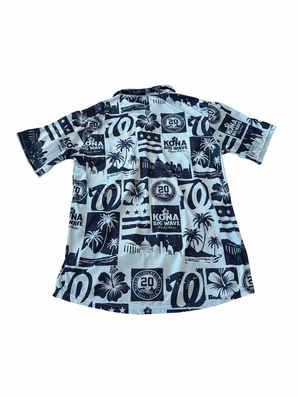 Washington Nationals Kona Big Wave 20th Anniversary Hawaiian Shirt Medium - Picture 2 of 5